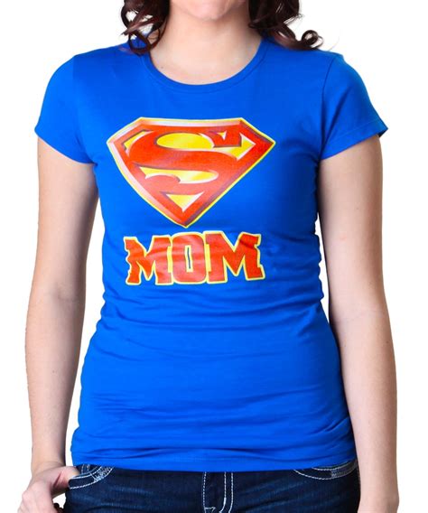 womens superman super mom t shirt