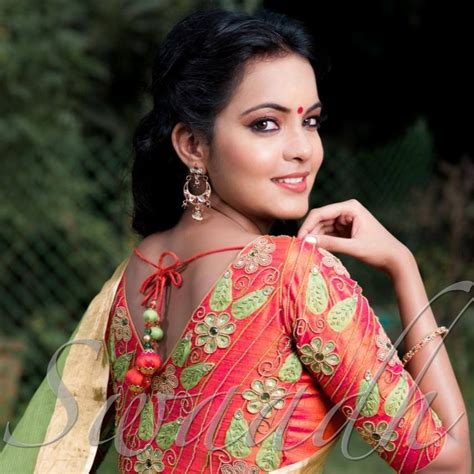 Glamorous Makeup Most Beautiful Indian Actress Work Blouse Indian