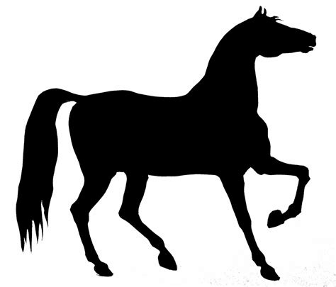 Saraccino Horse Silhouette Stencil