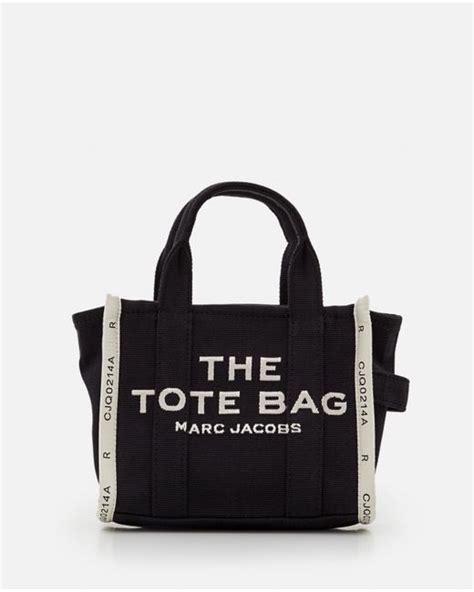 Marc Jacobs Mini Traveler Jacquard Tote Bag In Black Lyst