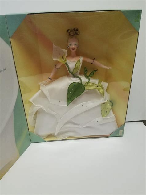 1997 limited edition lily barbie doll floral signature mattel fao schwarz mib 1932264082