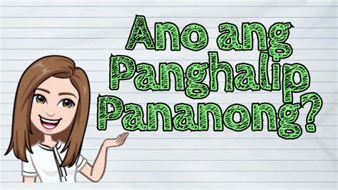 Filipino Ano Ang Panghalip Pananong Iquestionph Youtube