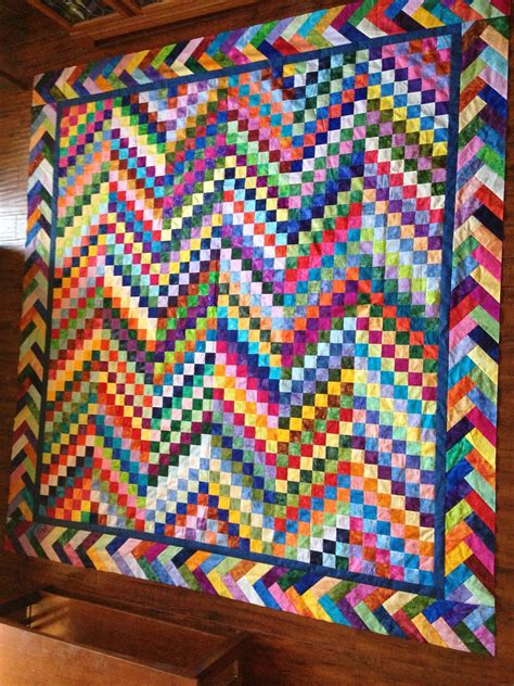 The Whole Quilt And Caboodle Scrappy Bargello 2