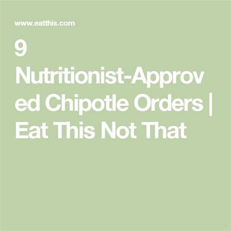 Is Chipotle Healthy Here Are 9 Nutritionist Approved Orders Chipotle