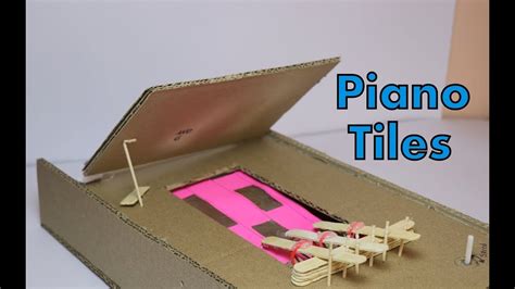 How To Make Piano Tiles From Cardboard Amazing Cardboard Game