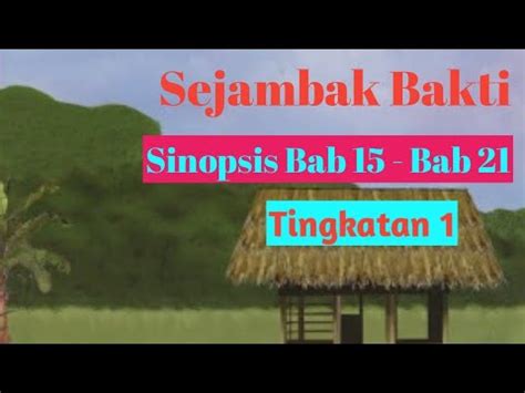 ← tema dan persoalan (novel tingkatan 2). Contoh Sinopsis Novel Sejambak Bakti | Cerpen