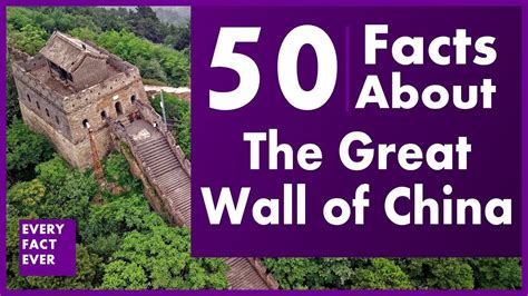 50 Facts About The Great Wall Of China Youtube