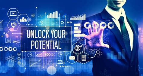 Unlock Your Potential With Businessman Stock Image Image Of Person