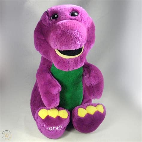 Barney The Purple Dinosaur Plush Large Stuffed Animal Backyard Gang