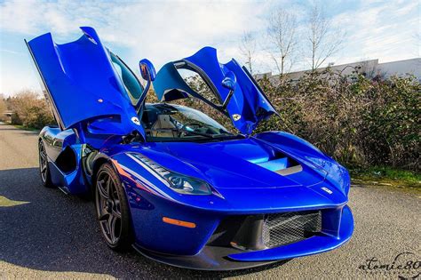 Stunning Blue Ferrari Laferrari In Washington Gtspirit