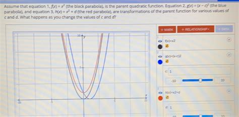 Solved Assume That Equation Fxx2 The Black Parabola Is The