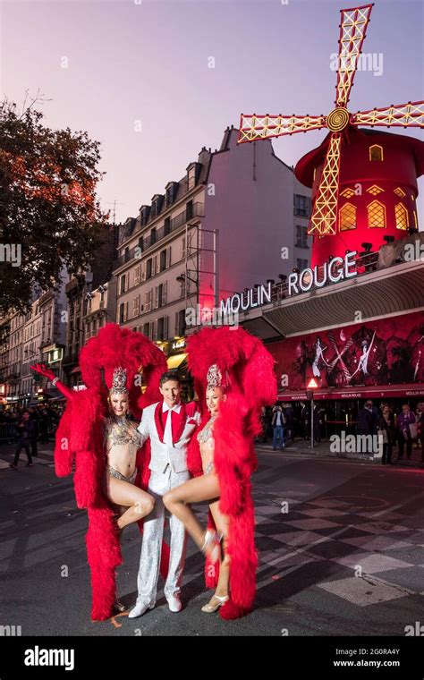 France Paris 18th District The Moulin Rouge Sound And Light Show By Gl Events Audiovisual