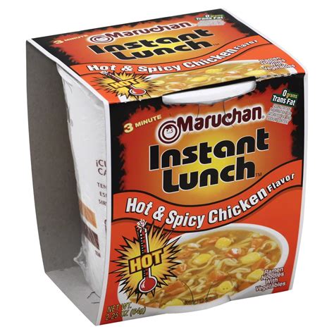 Maruchan Instant Lunch Hot And Spicy Chicken Flavor Ramen Noodles Shop