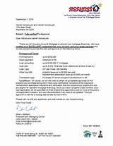 Mortgage Pre Approval Letter Template