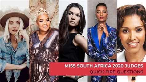 Miss Sa 2020 Judges What They Are Looking For Finale Week Youtube