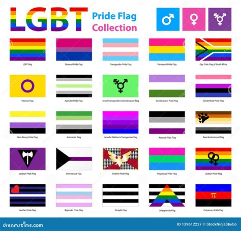 transgender pride flag in a form of heart cartoon vector 90441691