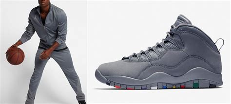 Air Jordan 10 Cool Grey Pants