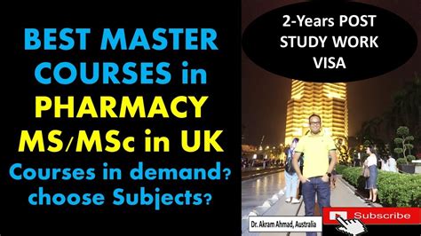 Uk Best Masters Courses For Pharmd Bpharm Students Study Of Master