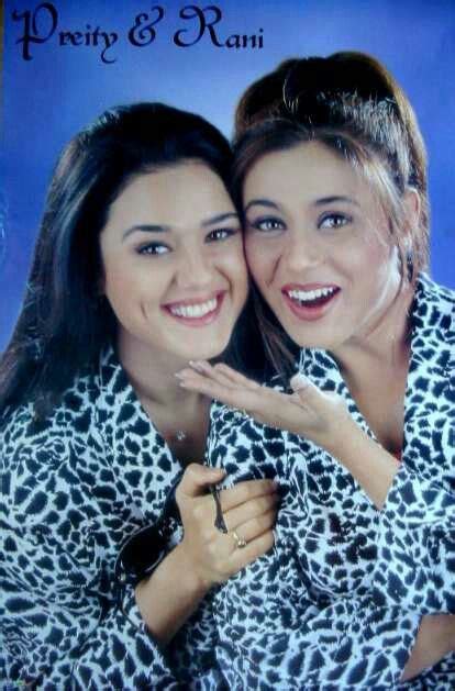 Preity Zinta And Rani Mukherjee Pretty Zinta Preity Zinta Bollywood