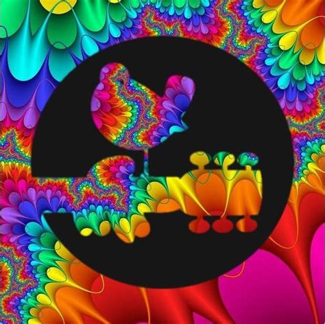 Woodstock Logo Woodstock Summer Of Love Psychedelic