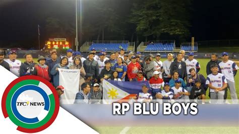 Rp Blu Boys Hinarap Ang Iba Ibang Koponan Sa Mens Softball World Cup