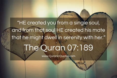 213 The Quran 07 189 Surah Al A Raf Quranic Quotes Quran Quotes