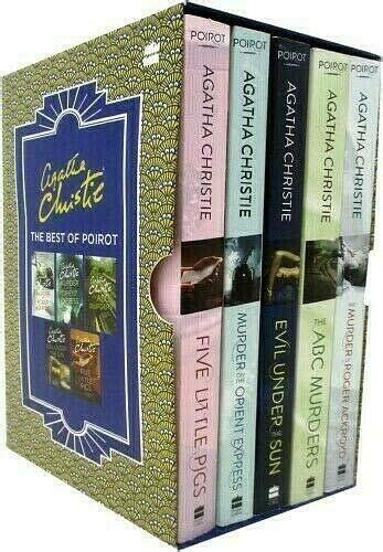 Agatha Christie The Best Of Poirot Books Collection Set Box Set