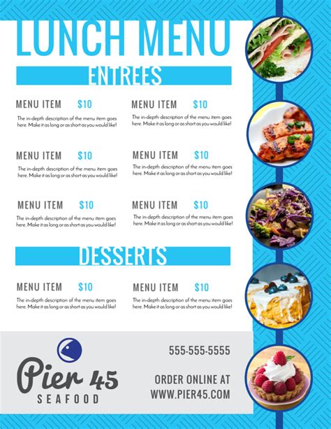 Fascinating Sample Menu Design Templates Diner Menu Menu Design Template Menu Design