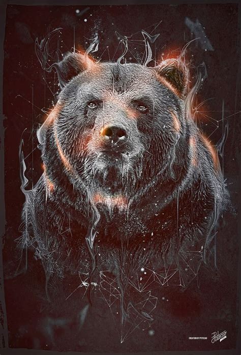 Grizzly Bear Wallpaper Art Delhicall Girl