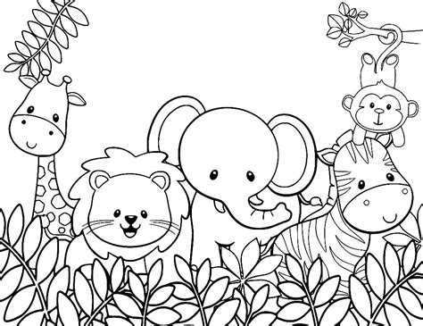 Desenhos De Animais Para Colorir Atividades Educativas