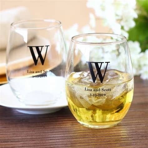 Personalized Large 15 Ounce Stemless Wine Glasses For All Occasions Personalized Ts And