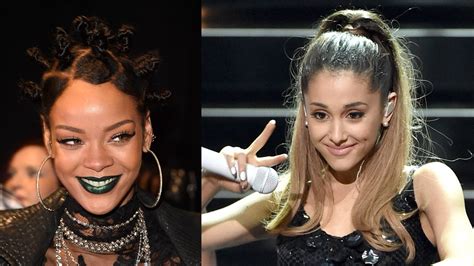 Rihanna Disses Ariana Grande At Iheartradio Music Awards Youtube