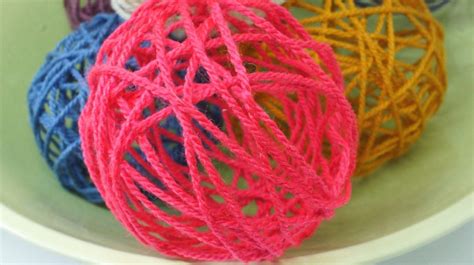 How To Make Yarn Ball Ornaments ~ Christines Crafts Easy
