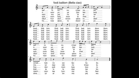 3 users explained bella ciao meaning. foosh bashlom (Bella ciao) - Musical - Lyrics in Syriac ...