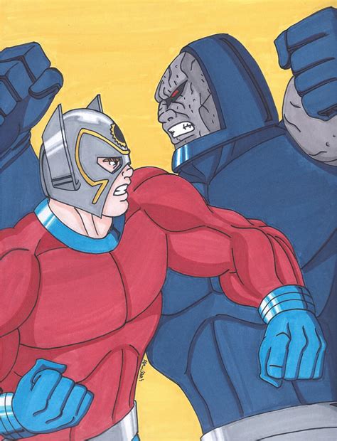 New Gods Orion Vs Darkseid By Robertmacquarrie1 On Deviantart