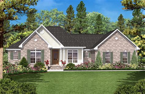 One Story House Plan With Three Exterior Options 11715hz 1st Floor