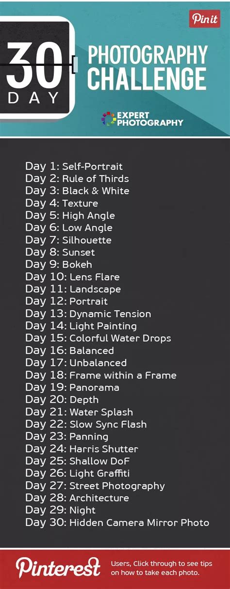 The 30 Day Photo Challenge Project Start It Today Photography
