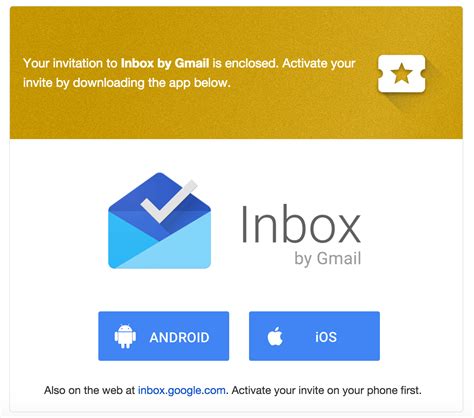 Check Your Email First Wave Of Inbox By Gmail Invites Are Going Out