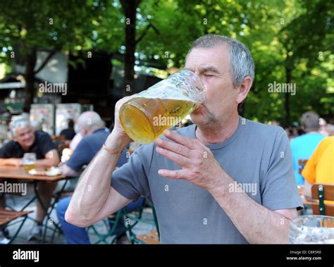 German Man Drinking Beer Hi Res Stock Photography And Images Alamy
