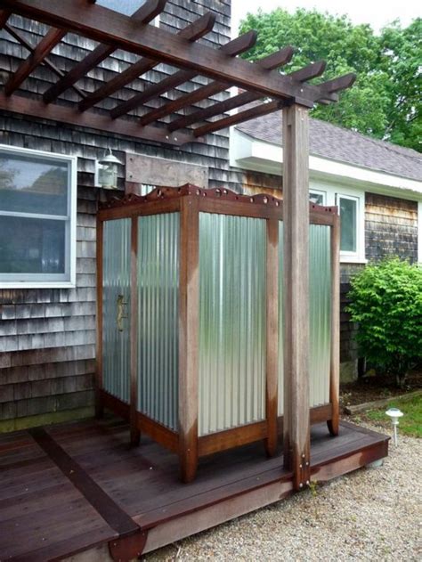 Outdoor Shower Build Yourself Learn The Main Rules Avso