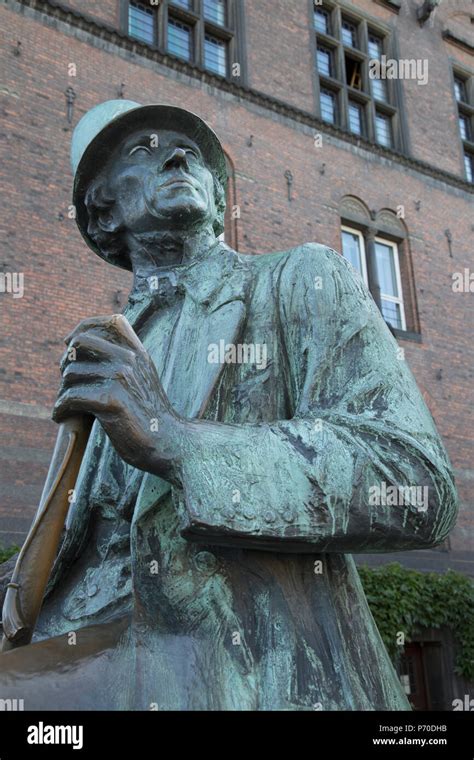 Hans Christian Andersen Statue Copenhagen Denmark Stock Photo Alamy