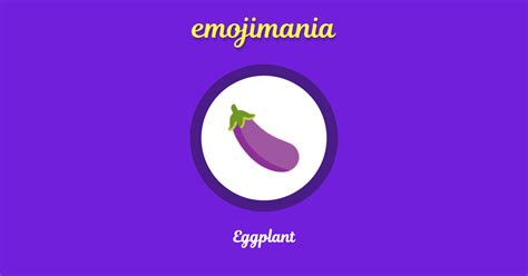 🍆 Eggplant Emoji Copy And Paste Emojimania