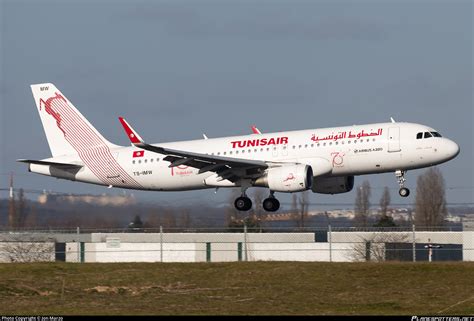 TS IMW Tunisair Airbus A320 214 WL Photo By Jon Marzo ID 1255464