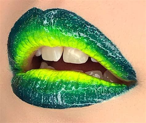 7 Beautiful Ways To Wear Green Lipstick The Glossychic