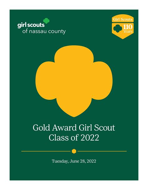 Girl Scouts Of Nassau County Gold Award Girl Scout Class Of 2022 Booklet By Gsnc Issuu