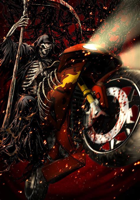 Grim Reaper Biker By Totenkopf3ss On Deviantart