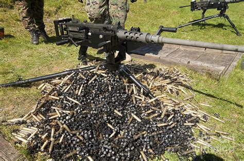A 50 Caliber Browning Machine Gun Photograph By Andrew Chittock