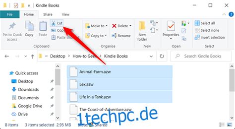 So Kopieren Oder Verschieben Sie Dateien Und Ordner Unter Windows 10 • 1techpcde