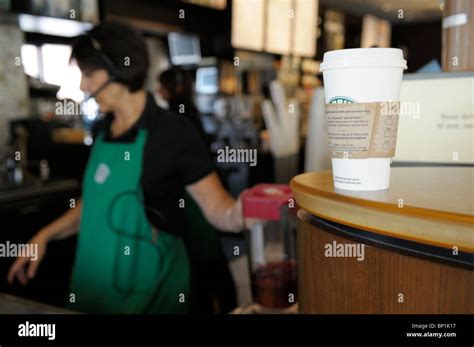 Starbucks Counter Hi Res Stock Photography And Images Alamy