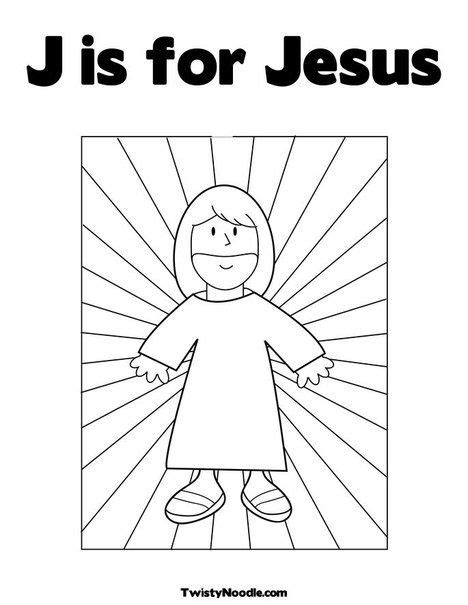 J Is For Jesus Coloring Pages Coloring Pages Ideas
